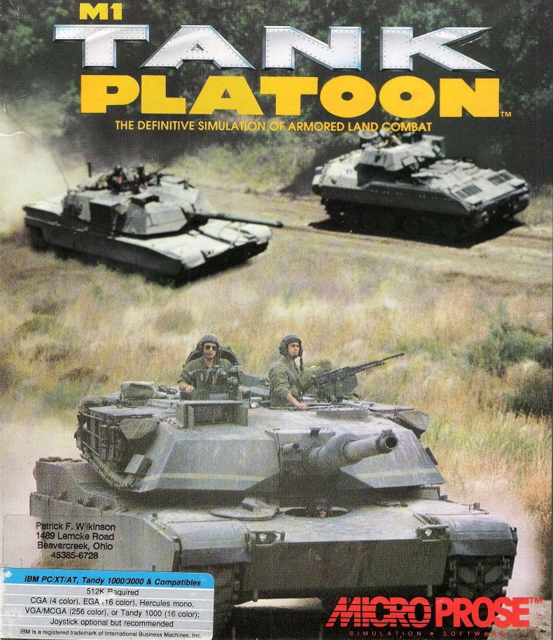 Capa do jogo M1 Tank Platoon