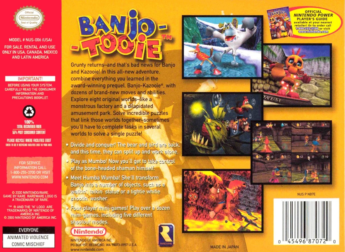 Capa do jogo Banjo-Tooie