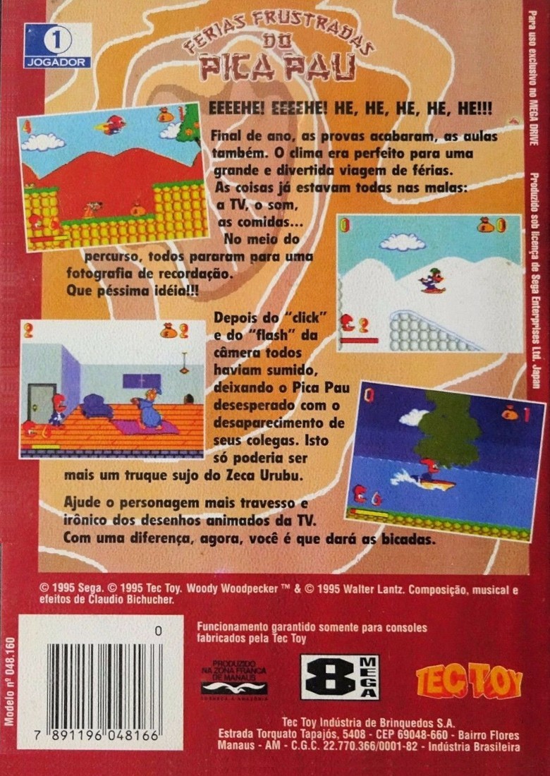 Capa do jogo Férias Frustradas do Pica-Pau
