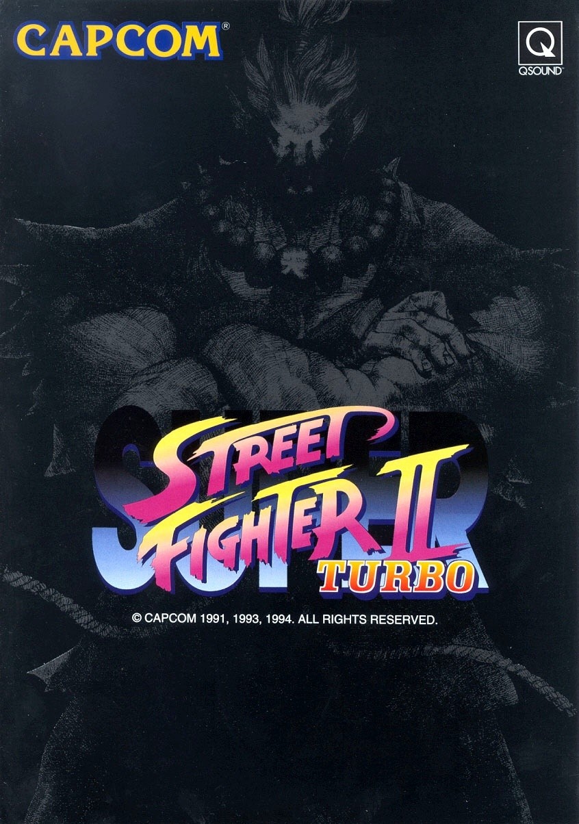 Capa do jogo Super Street Fighter II Turbo