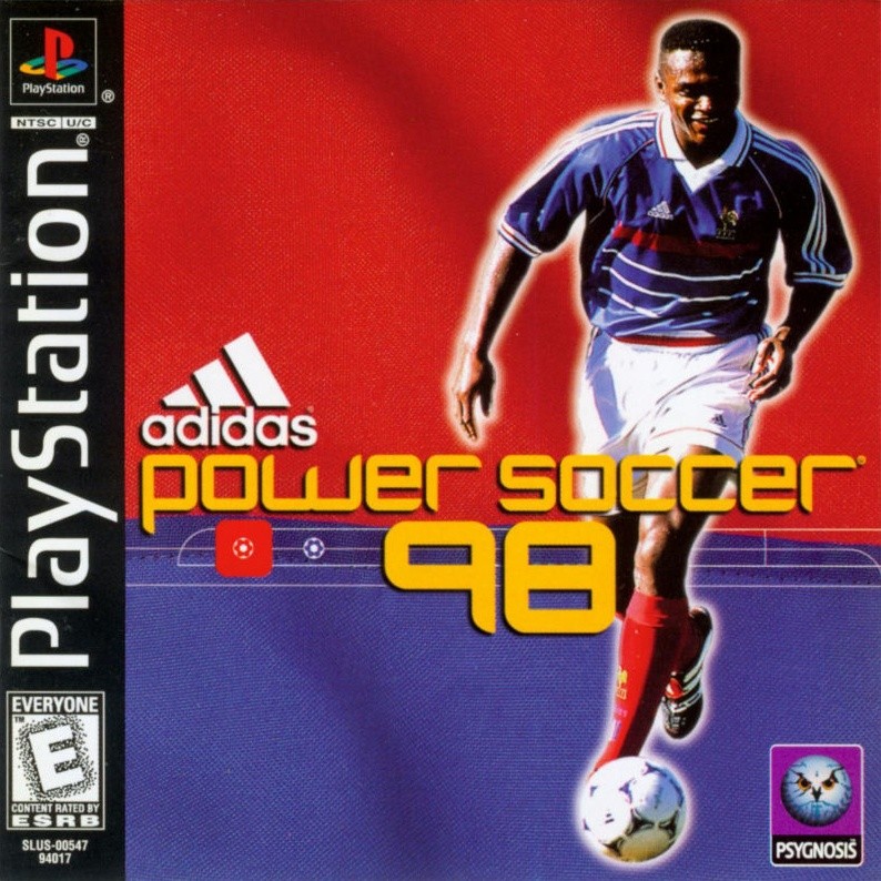 Capa do jogo adidas Power Soccer 98