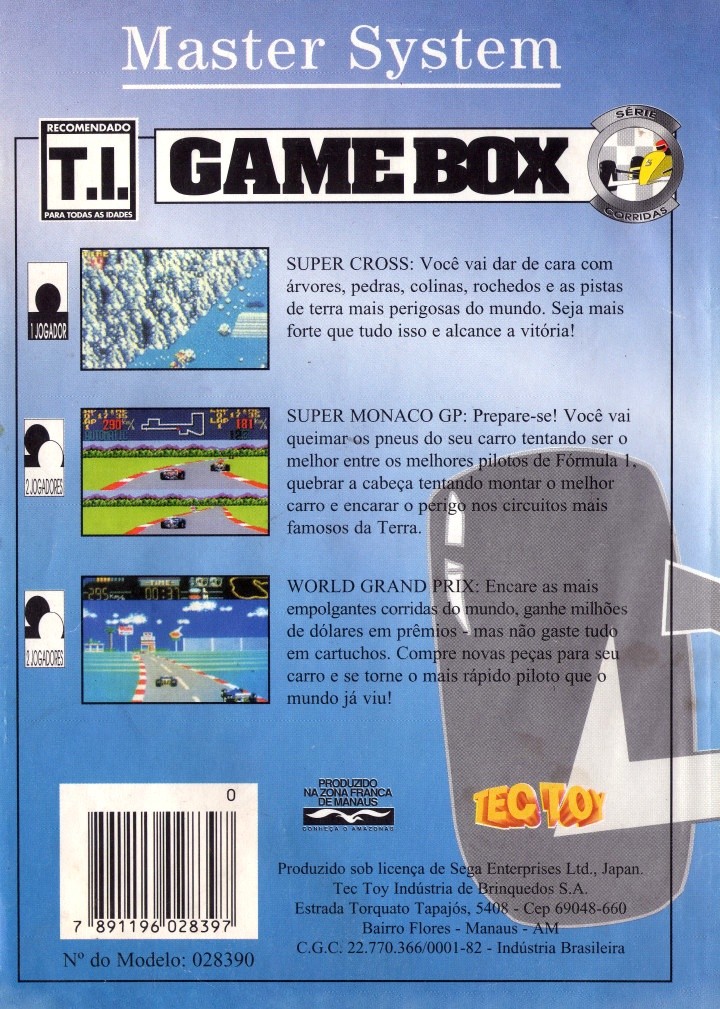 Capa do jogo Game Box Série Corridas