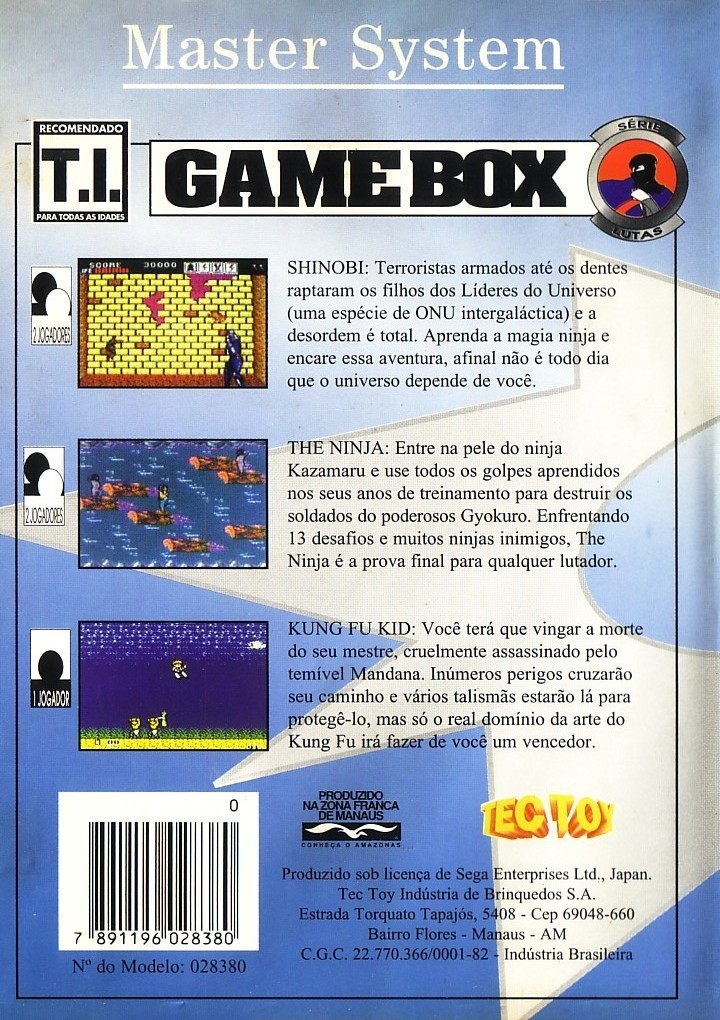 Capa do jogo Game Box Série Lutas
