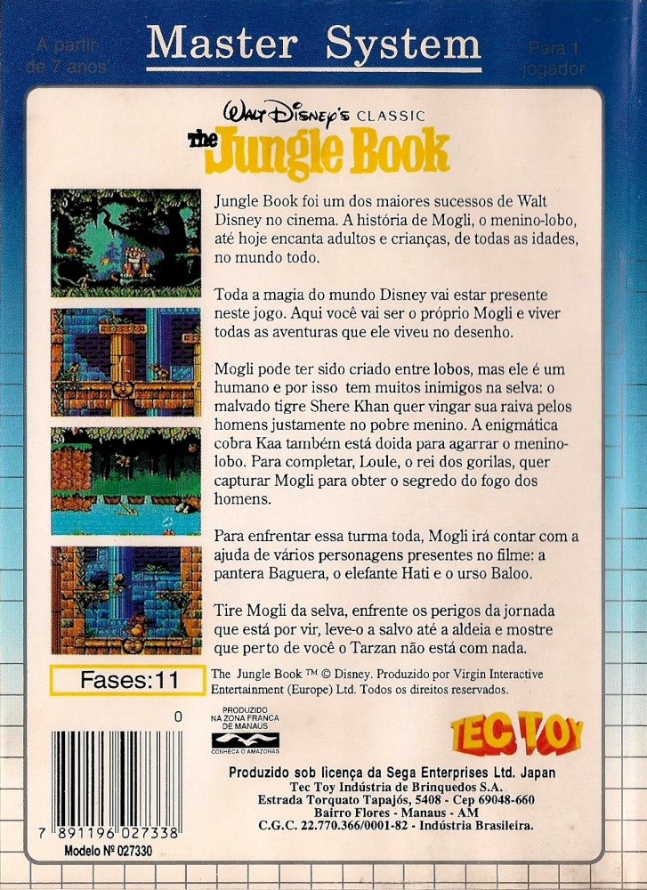 Capa do jogo The Jungle Book