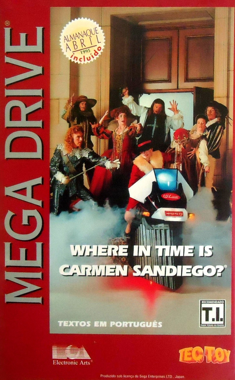 Capa do jogo Where in Time is Carmen Sandiego?