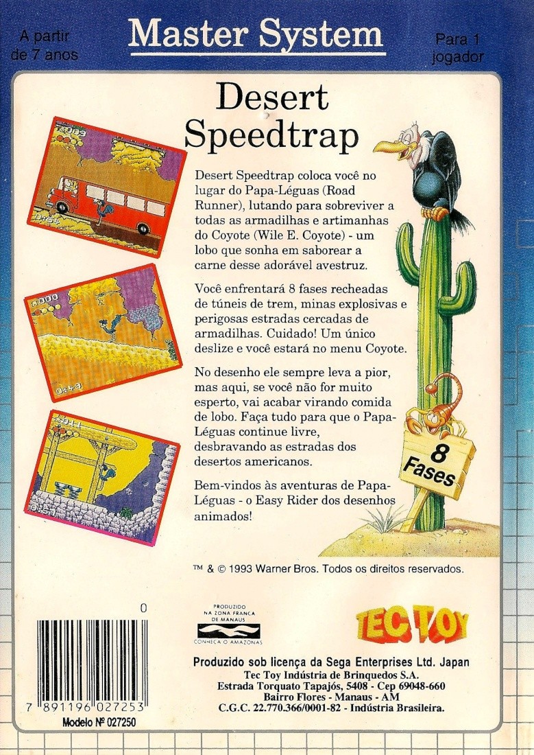 Capa do jogo Desert Speedtrap