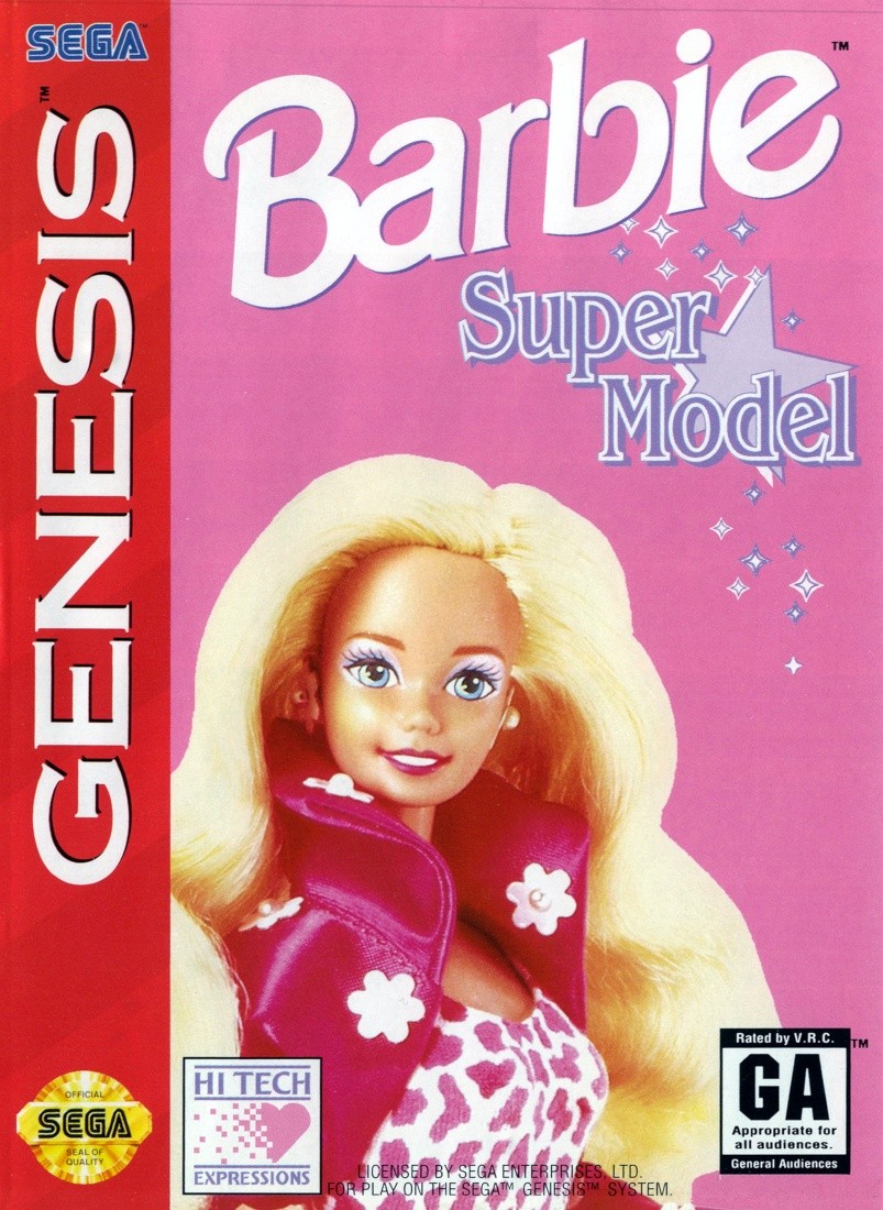 Capa do jogo Barbie Super Model