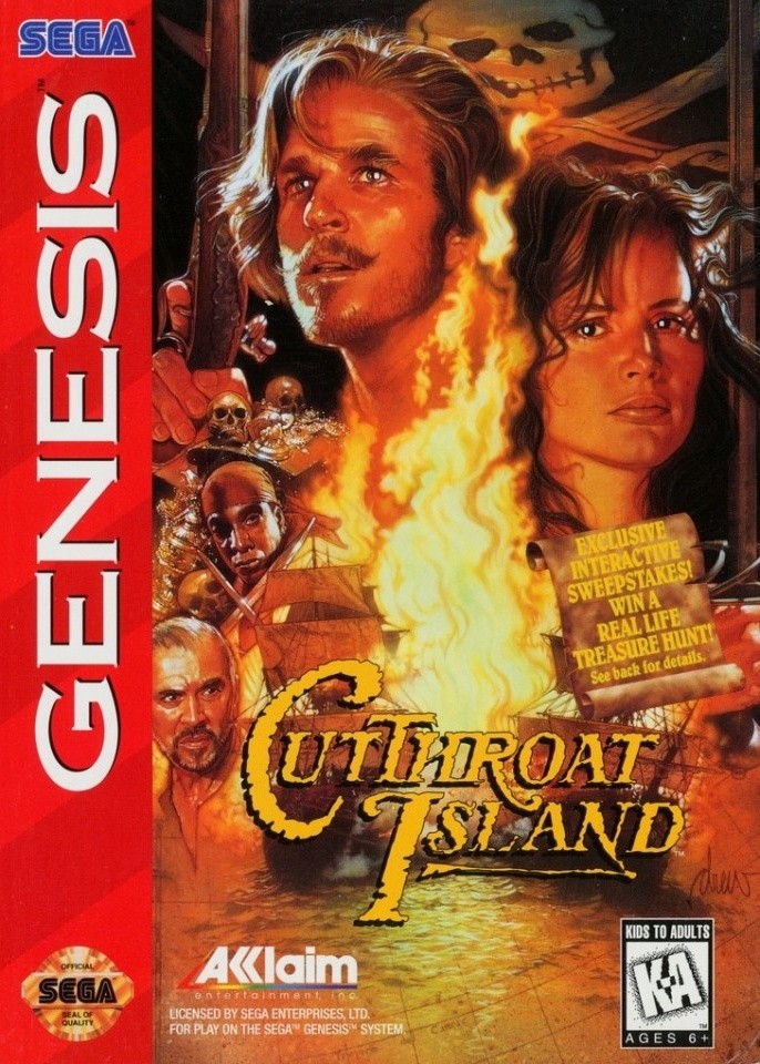 Capa do jogo Cutthroat Island