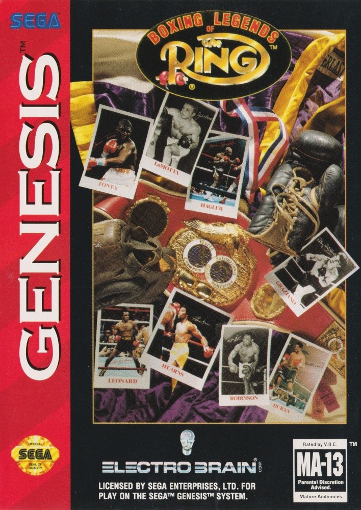 Capa do jogo Boxing Legends of The Ring