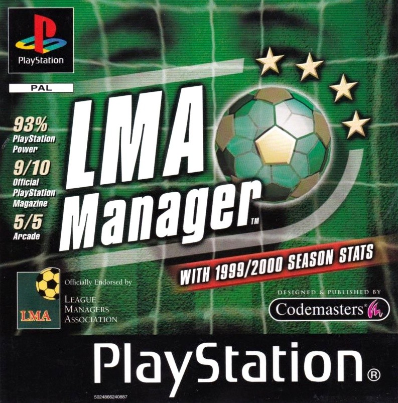 Capa do jogo LMA Manager