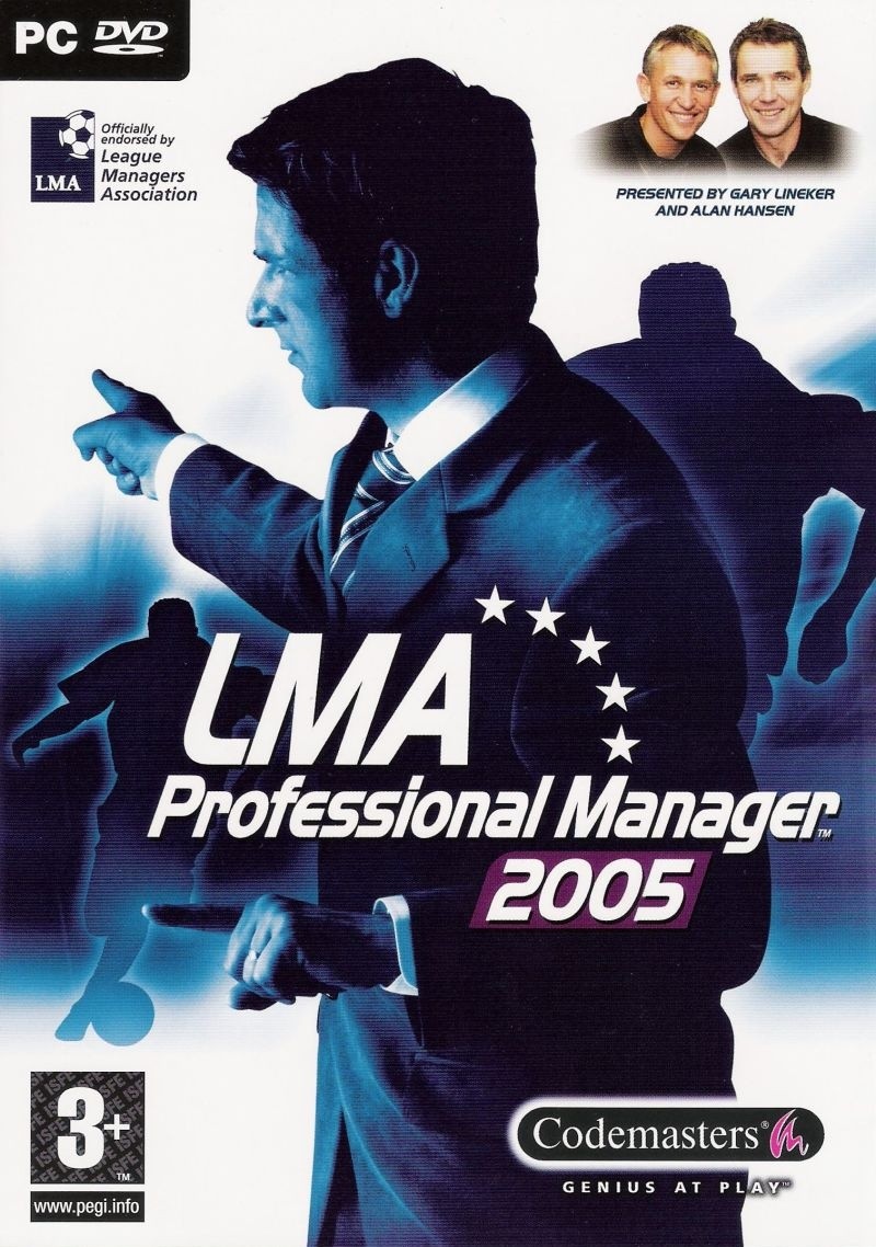 Capa do jogo LMA Professional Manager 2005
