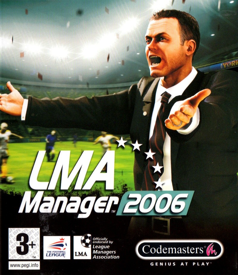 Capa do jogo LMA Manager 2006