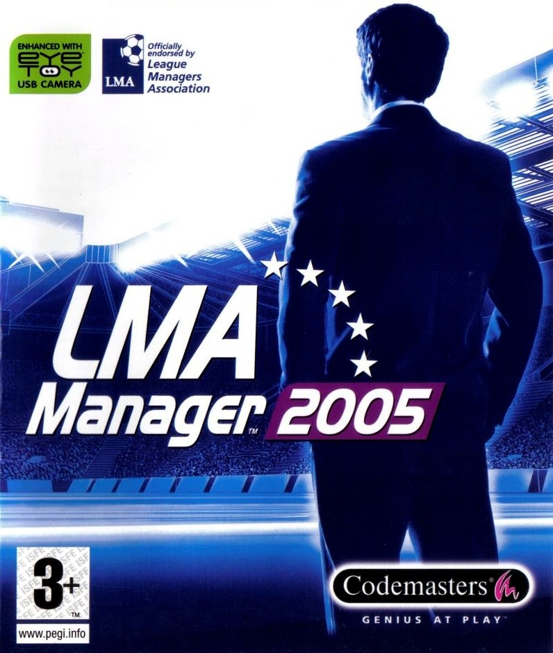 Capa do jogo LMA Manager 2005