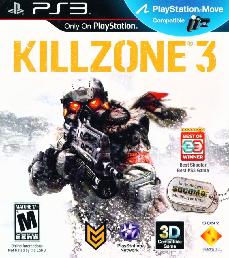 Capa do jogo Killzone 3