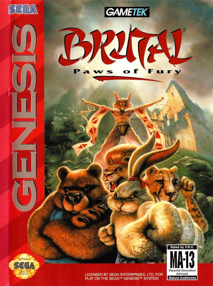 Capa do jogo Brutal: Paws of Fury