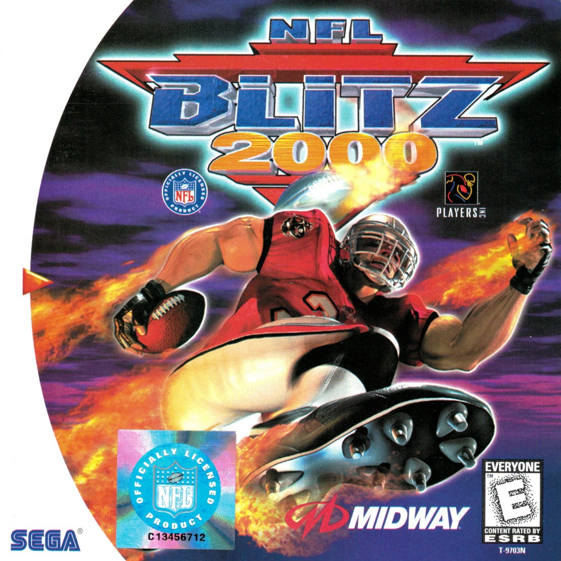 Capa do jogo NFL Blitz 2000