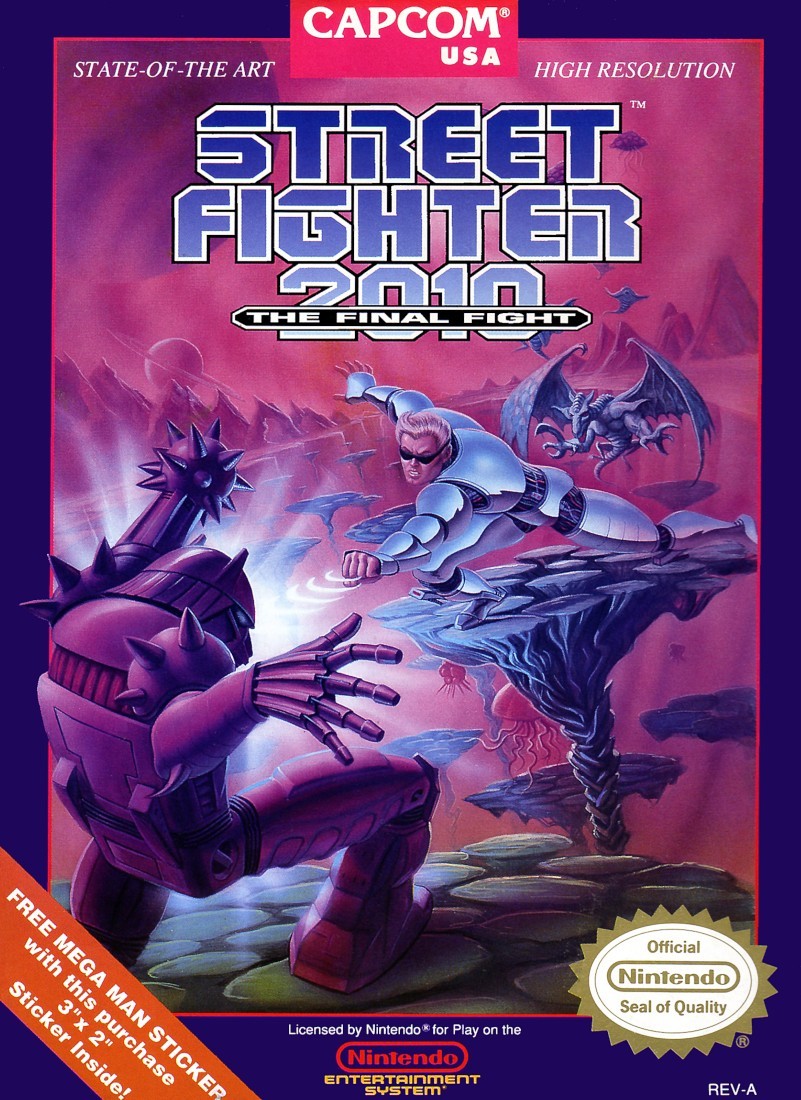 Capa do jogo Street Fighter 2010: The Final Fight