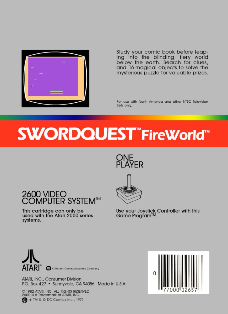 Capa do jogo SwordQuest: FireWorld