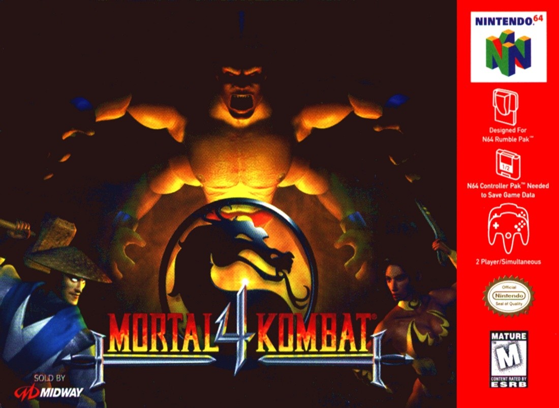 Capa do jogo Mortal Kombat 4
