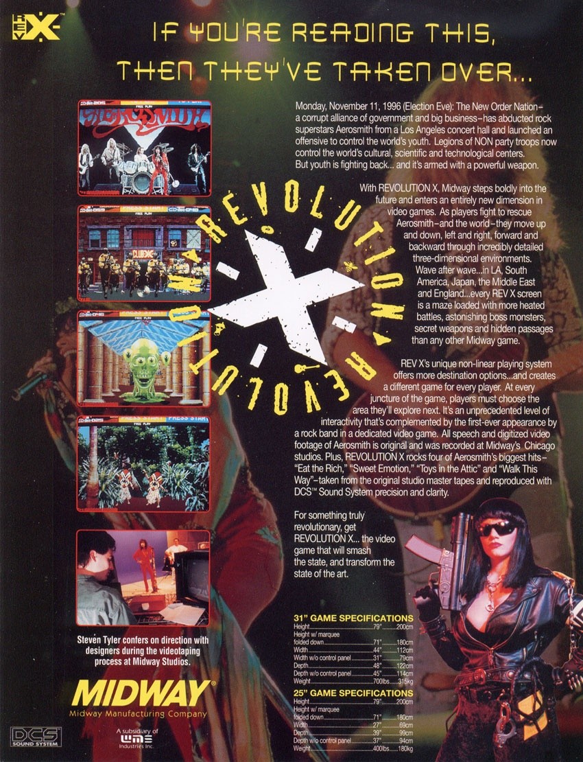 Capa do jogo Revolution X