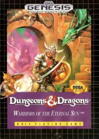 Capa de Dungeons & Dragons: Warriors of the Eternal Sun