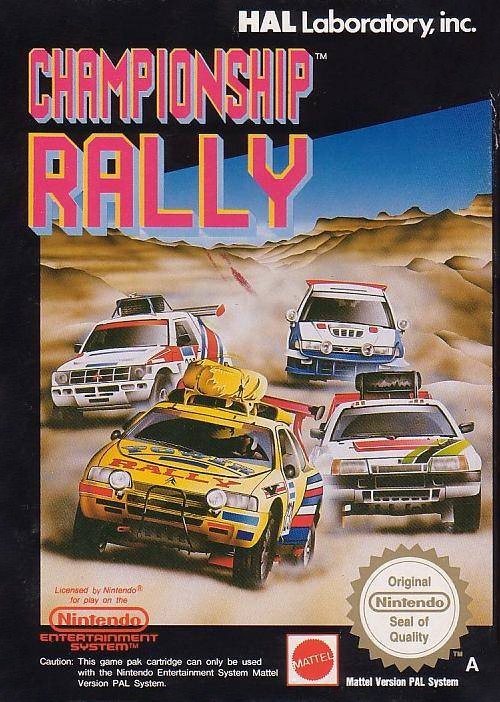 Capa do jogo Championship Rally
