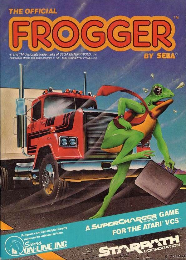 Capa do jogo Frogger