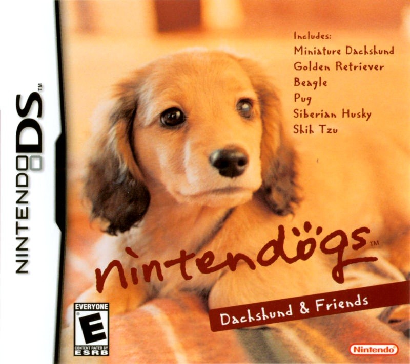 Capa do jogo Nintendogs