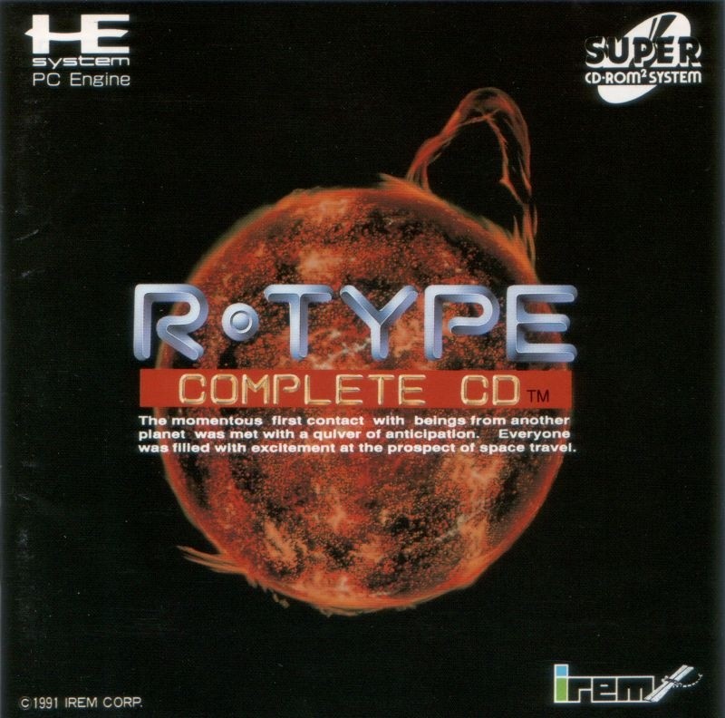 Capa do jogo R-Type Complete CD