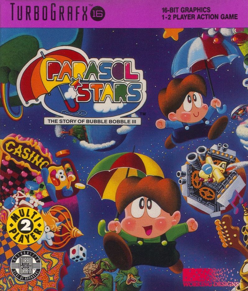 Capa do jogo Parasol Stars: The Story of Bubble Bobble III