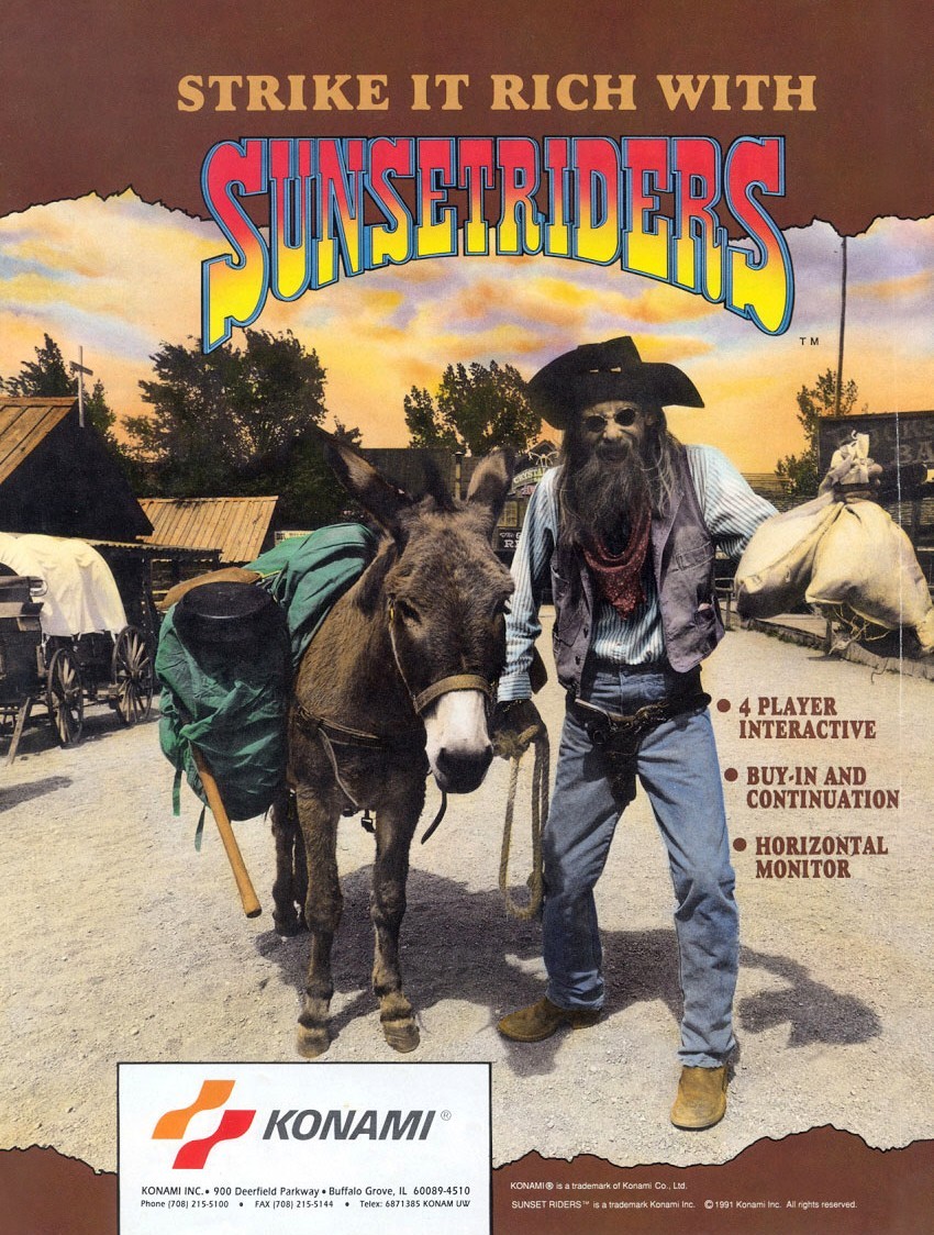 Capa do jogo Sunset Riders