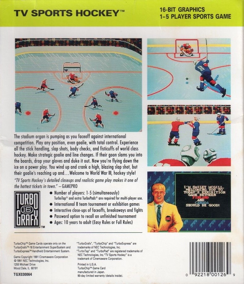 Capa do jogo TV Sports: Hockey