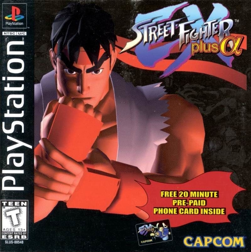 Capa do jogo Street Fighter EX Plus α