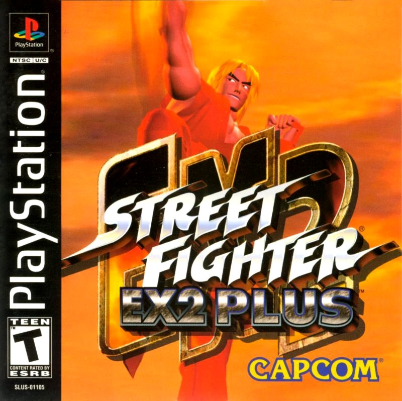 Capa do jogo Street Fighter EX 2 Plus