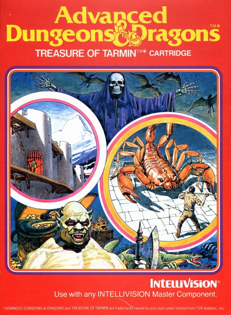 Capa do jogo Advanced Dungeons & Dragons: Treasure of Tarmin Cartridge