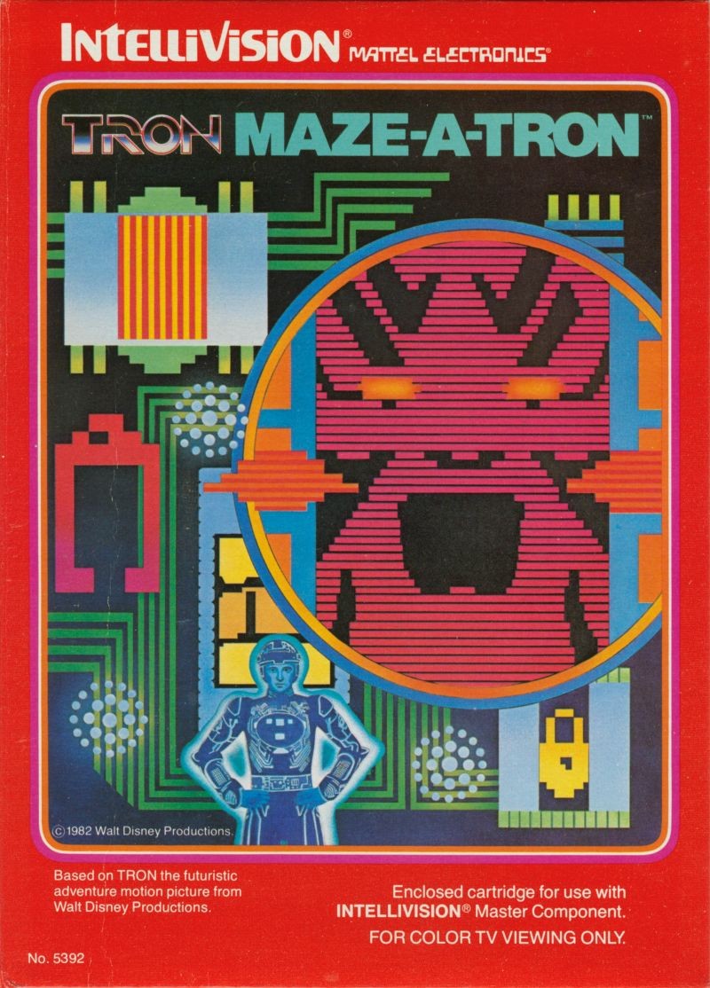 Capa do jogo TRON: Maze-A-Tron