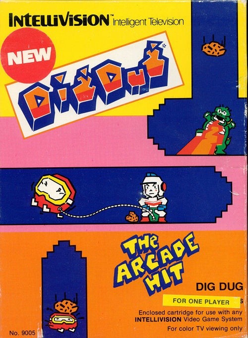 Capa do jogo Dig Dug