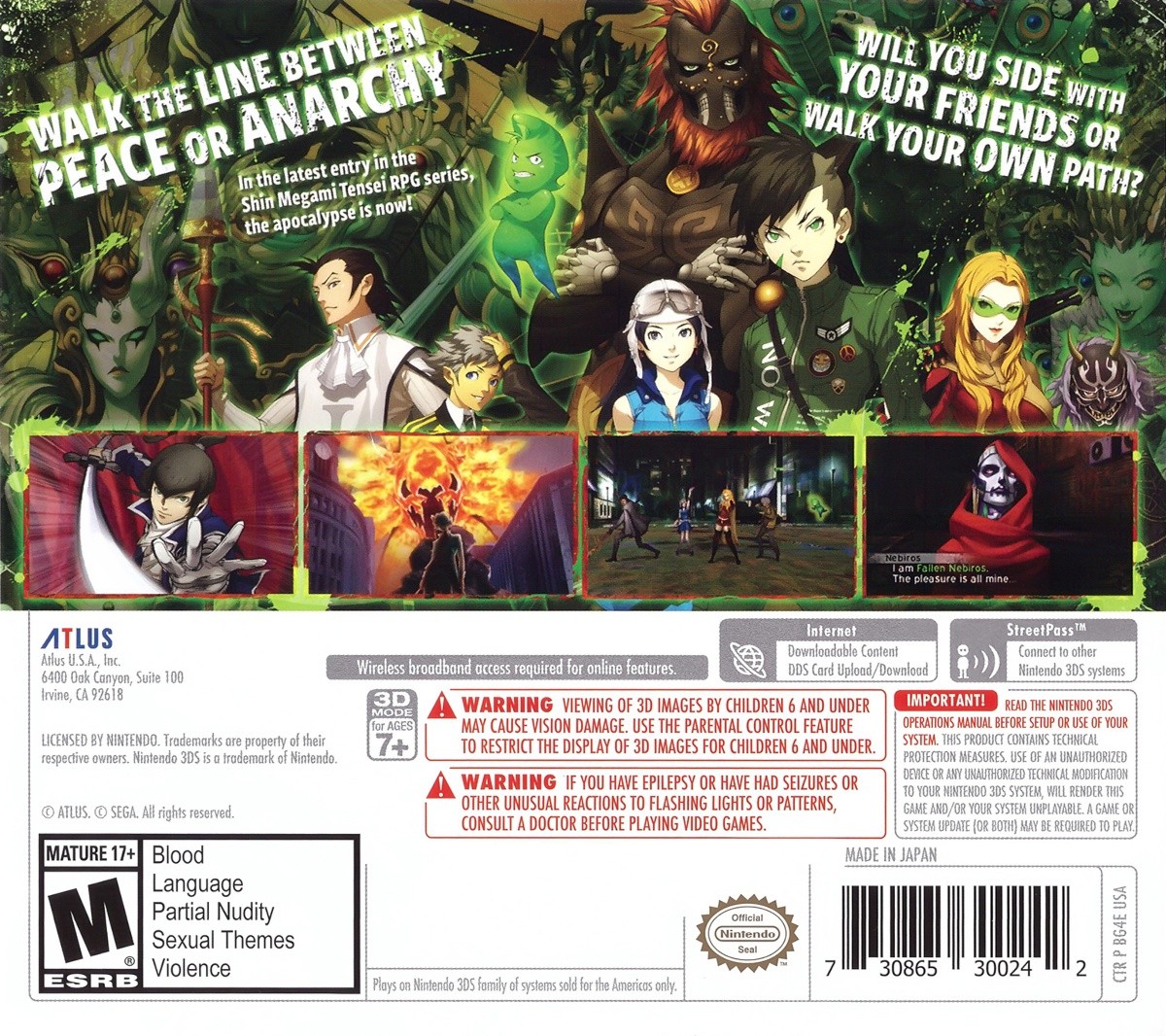 Capa do jogo Shin Megami Tensei IV: Apocalypse