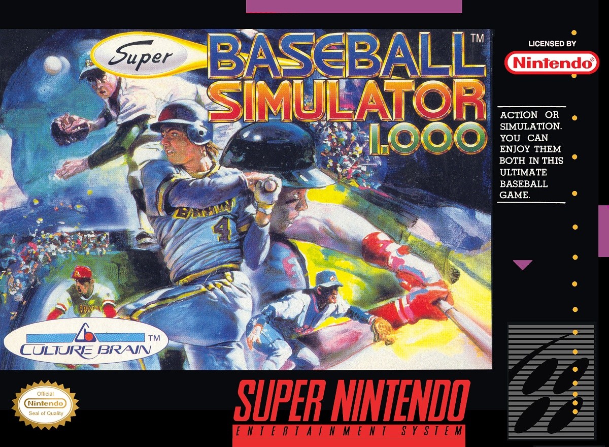 Capa do jogo Super Baseball Simulator 1.000