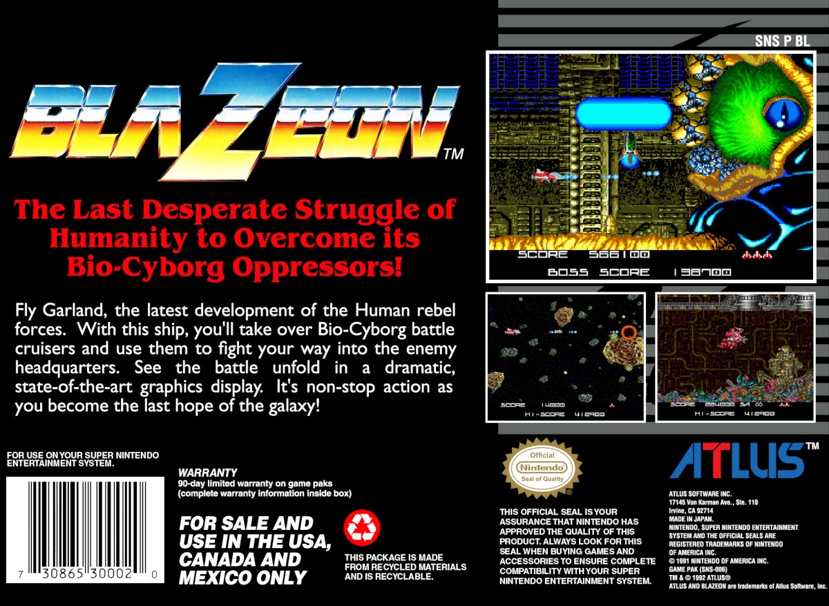 Capa do jogo BlaZeon