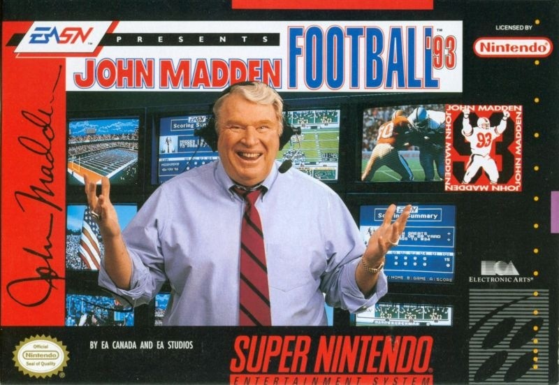 Capa do jogo John Madden Football 93