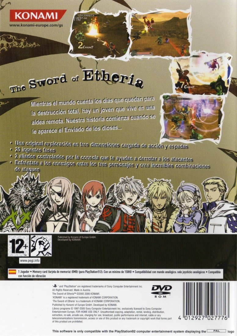 Capa do jogo The Sword of Etheria