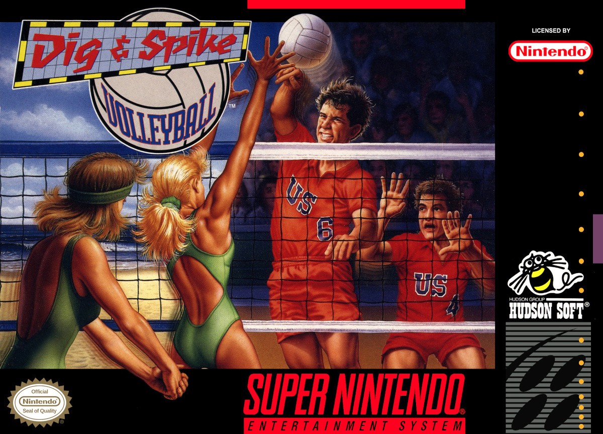 Capa do jogo Dig & Spike Volleyball