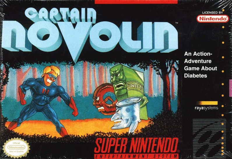 Capa do jogo Captain Novolin