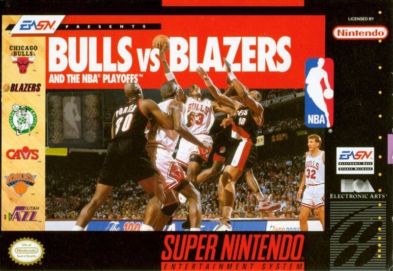 Capa do jogo Bulls vs. Blazers and the NBA Playoffs