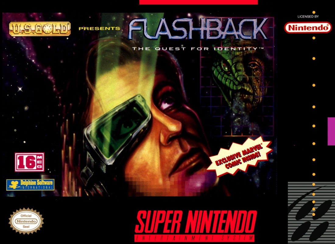 Capa do jogo Flashback: The Quest for Identity