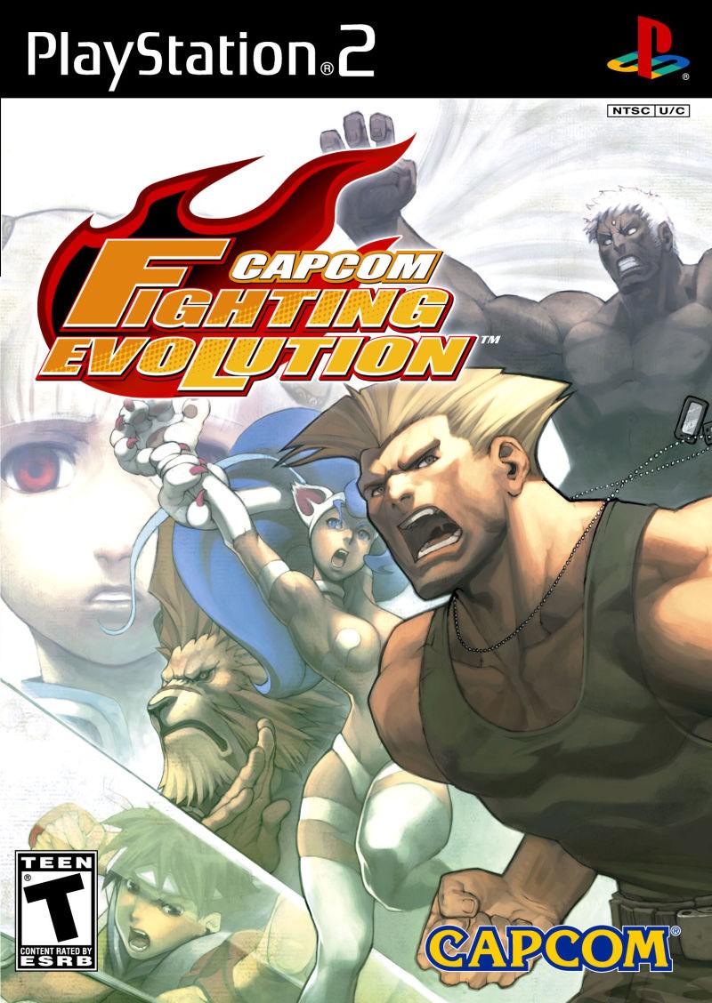 Capa do jogo Capcom Fighting Evolution