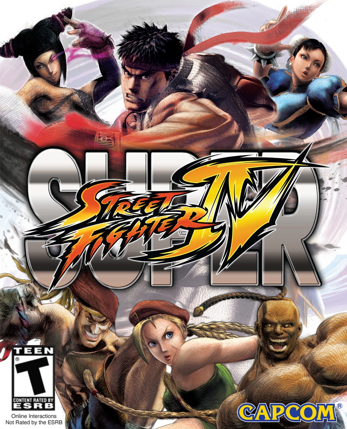 Capa do jogo Super Street Fighter IV