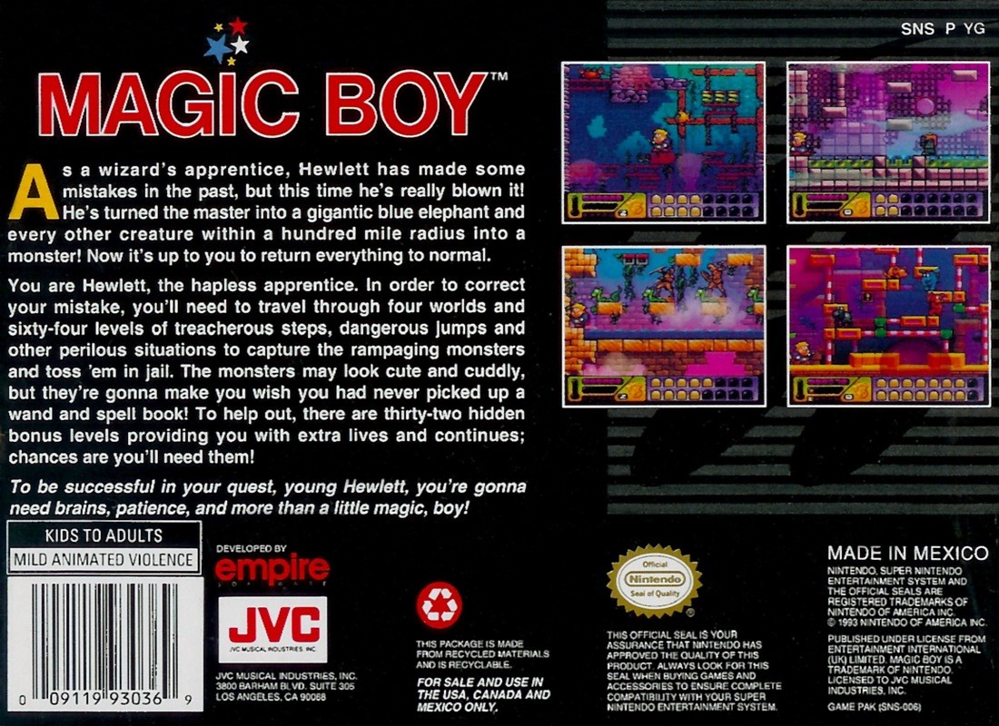 Capa do jogo Magic Boy