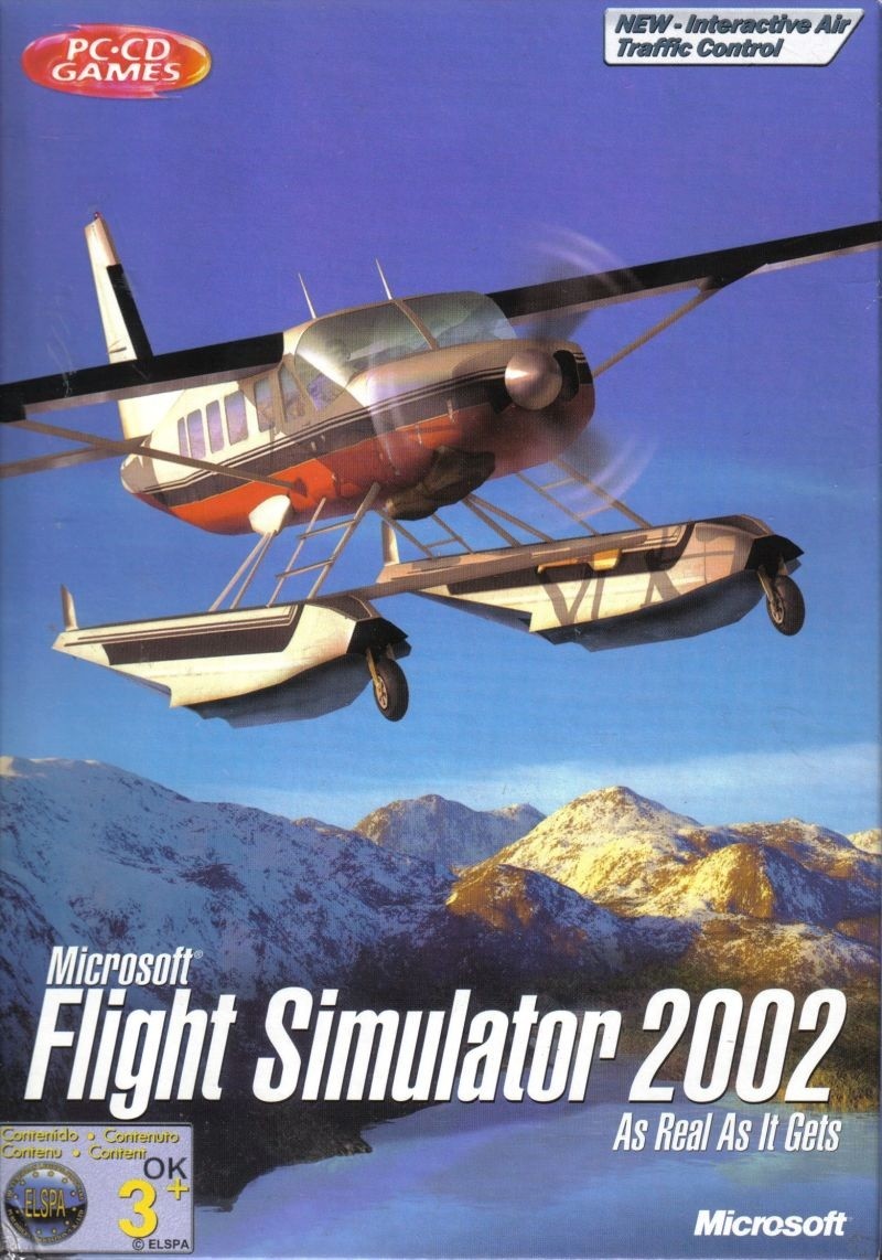 Capa do jogo Microsoft Flight Simulator 2002
